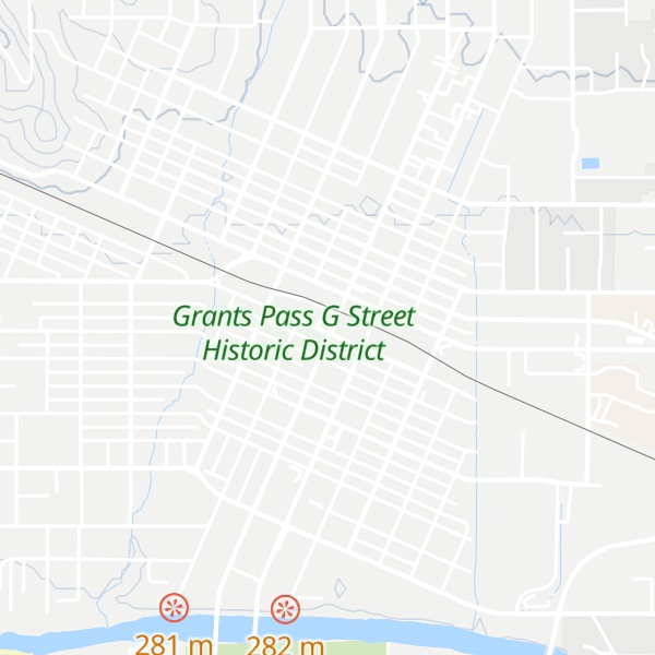Map of Visit Grants Pass Downtown Welcome Center