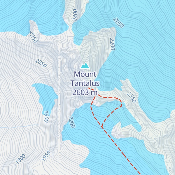 Map of Mount Dione