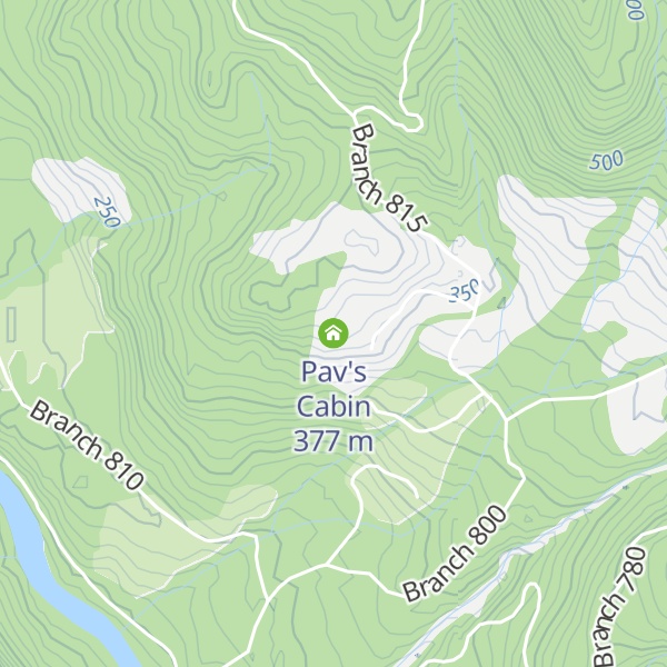Map of Pav's Cabin