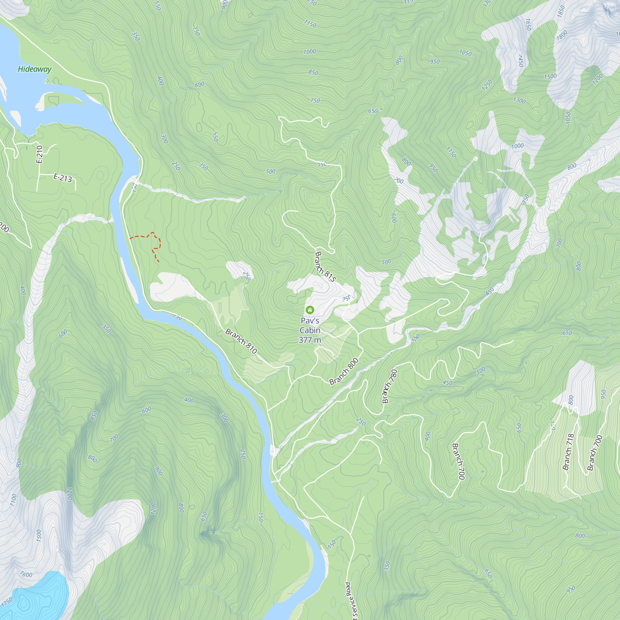 Pav's Cabin map