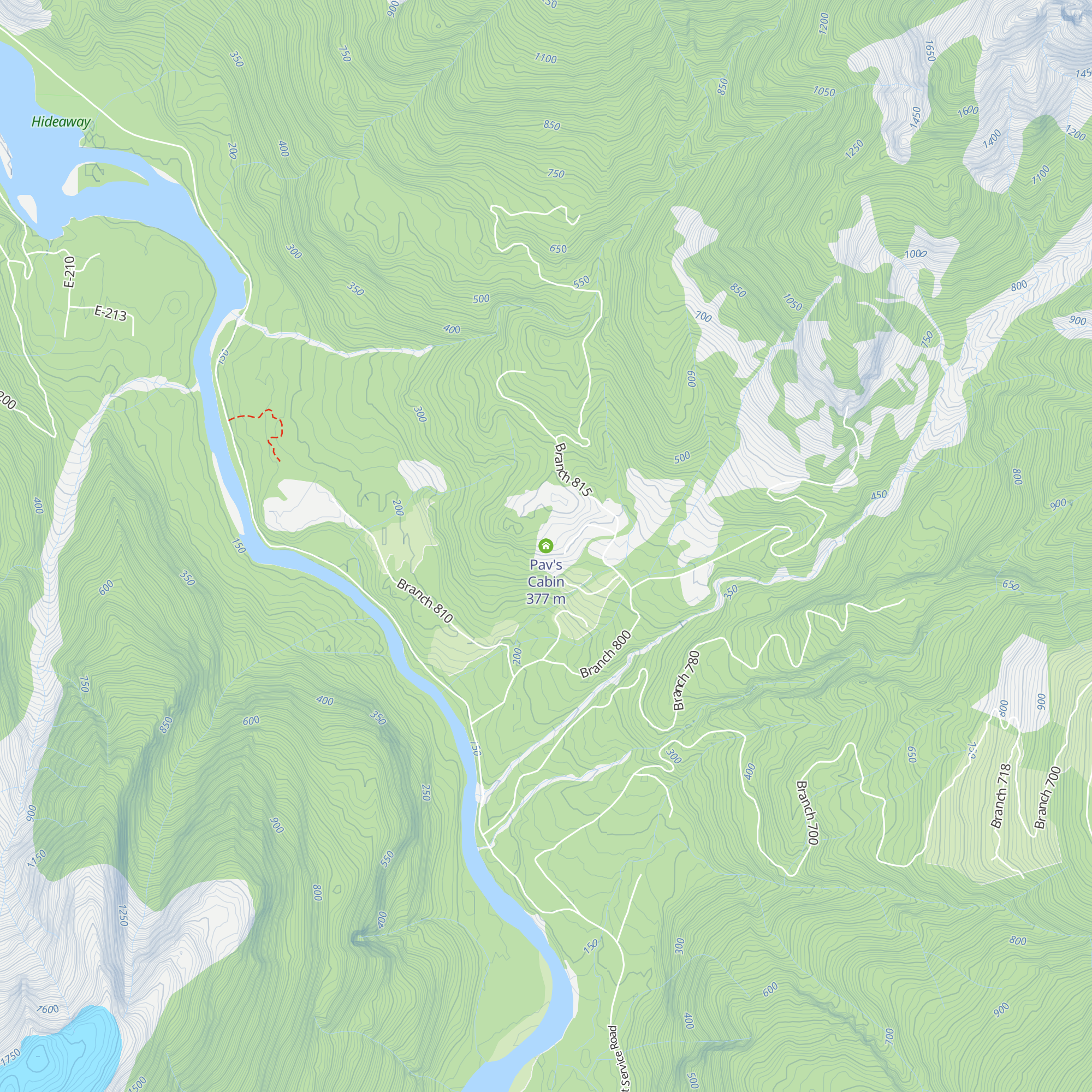 Pav's Cabin map