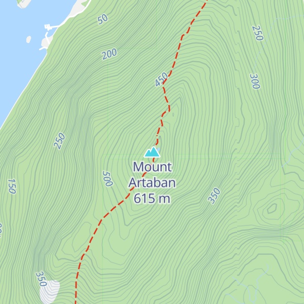 Map of Mount Artaban