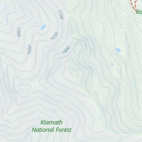 Map of Pyramid Peak
