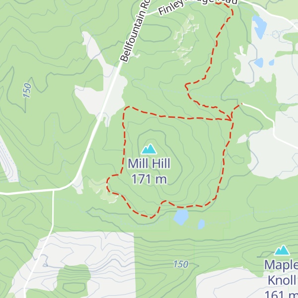 Map of Mill Hill