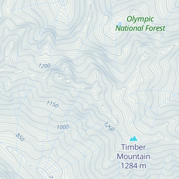 Map of Lightning Peak