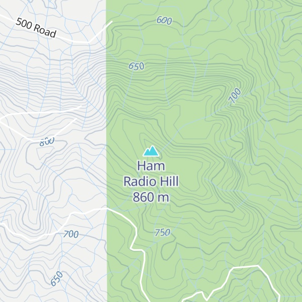 Map of Ham Radio Hill