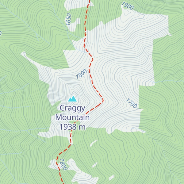 Map of Site of Denman Cabin