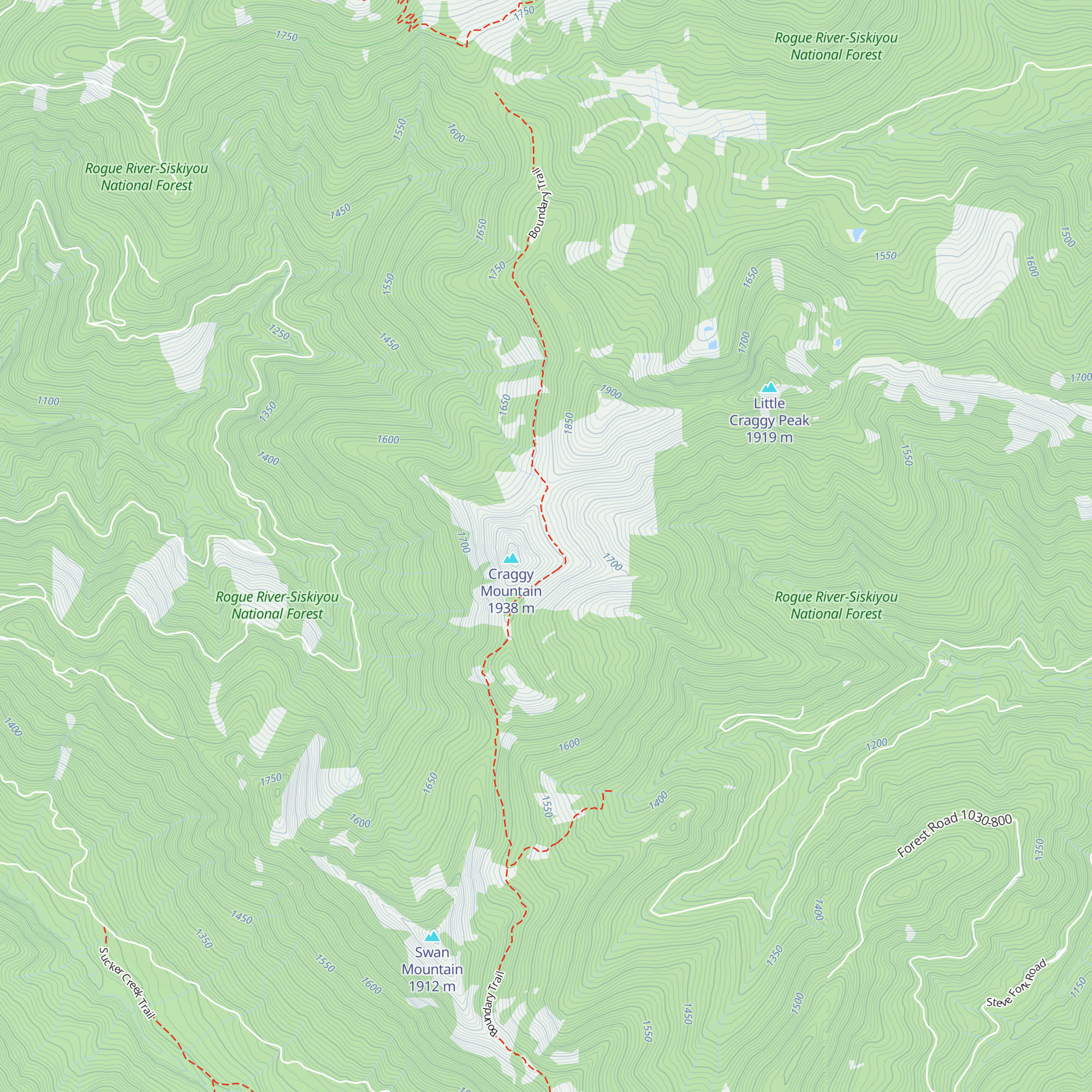 Site of Denman Cabin map