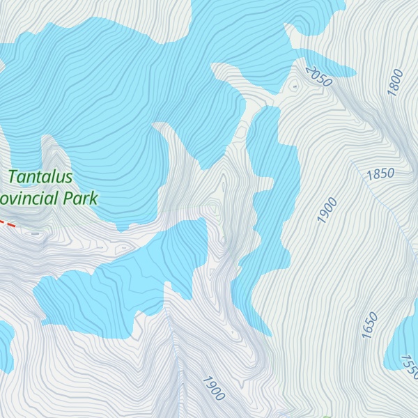 Map of Pelion Mountain