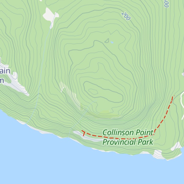 Map of Mount Galiano