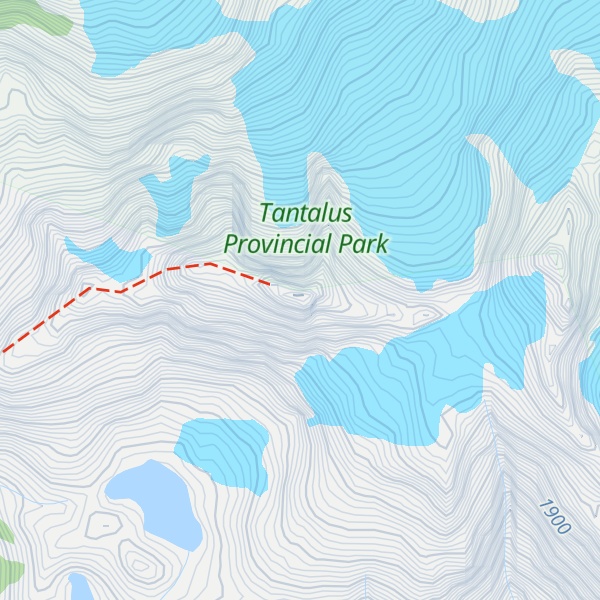 Map of Ossa Mountain