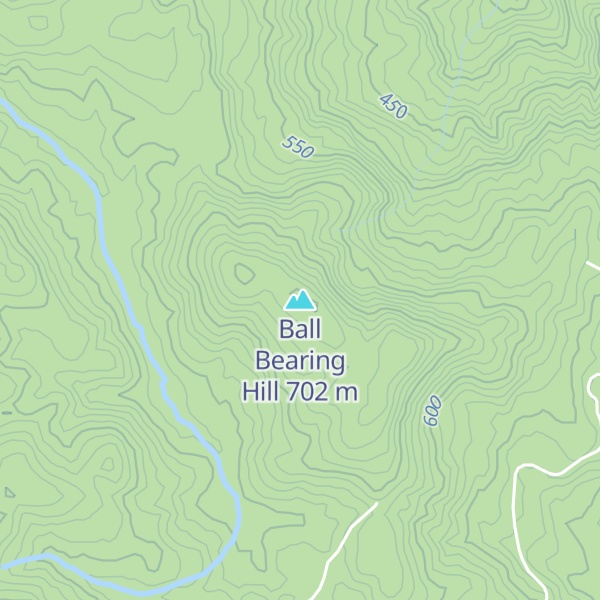 Map of Ball Bearing Hill