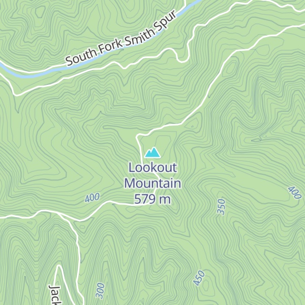 Map of Lookout Mountain