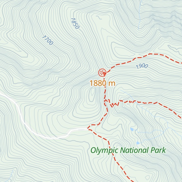 Map of Obstruction Peak