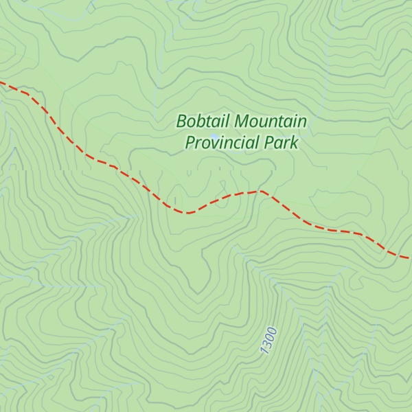 Map of Bobtail Mountain