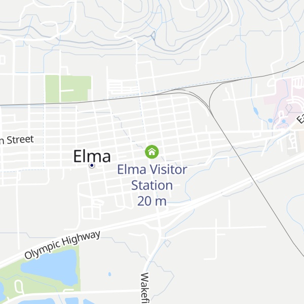 Map of Elma Visitor Station