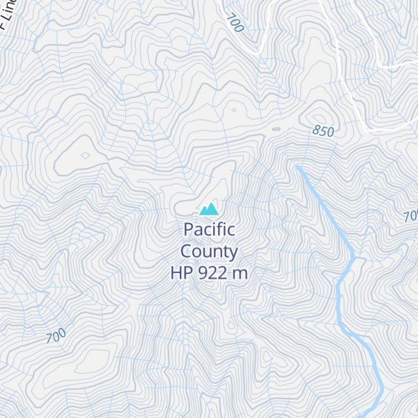 Map of Pacific County HP