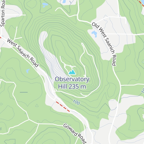 Map of Observatory Hill