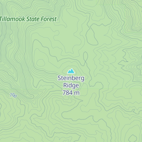 Map of Steinberg Ridge