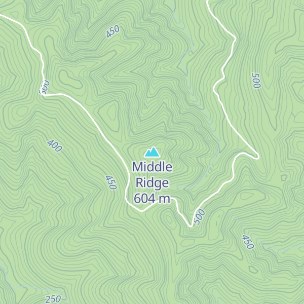 Map of Middle Ridge
