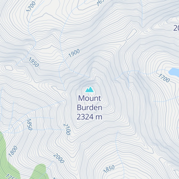 Map of Mount Burden