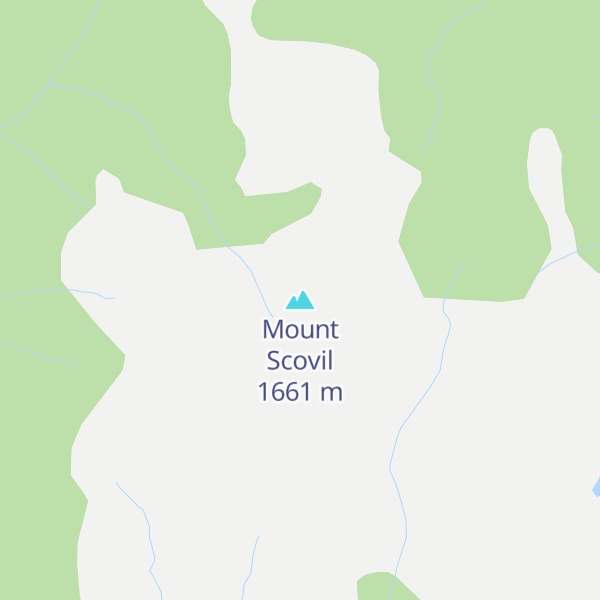 Map of Mount Scovil