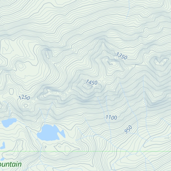 Map of Five Ridge Peaks HP