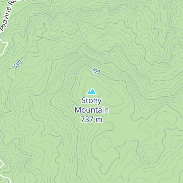 Map of Stony Mountain