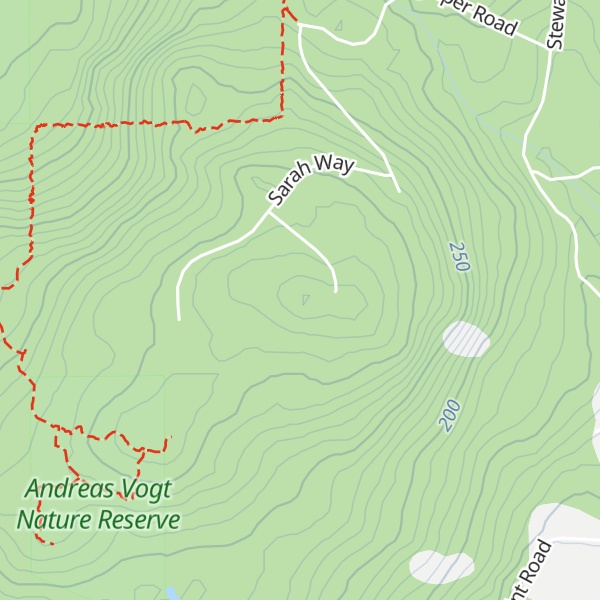 Map of Bryant Hill