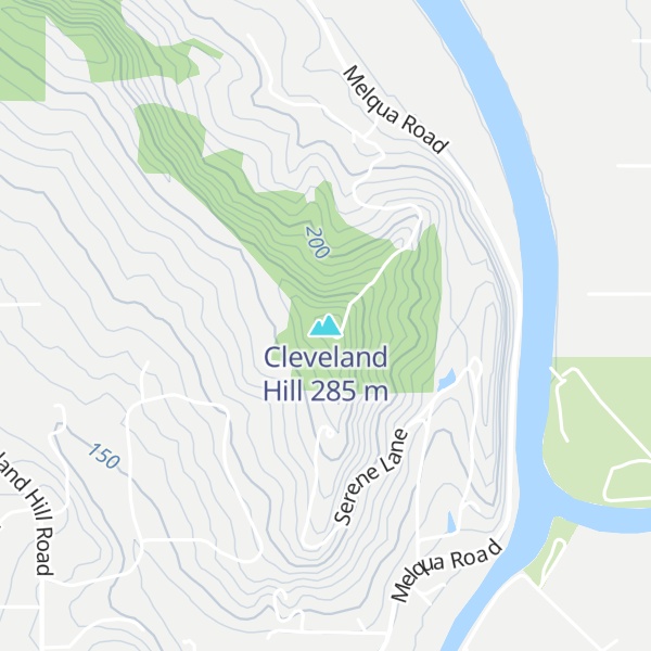 Map of Cleveland Hill