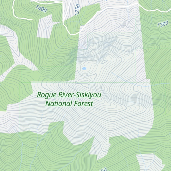 Map of Little Grayback Peak