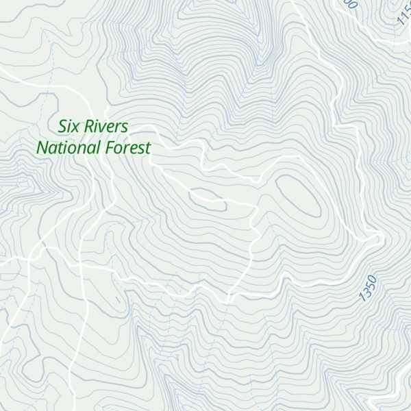 Map of Round Mountain