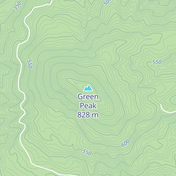 Map of Green Peak