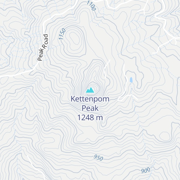 Map of Kettenpom Peak