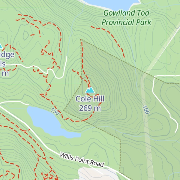 Map of Cole Hill