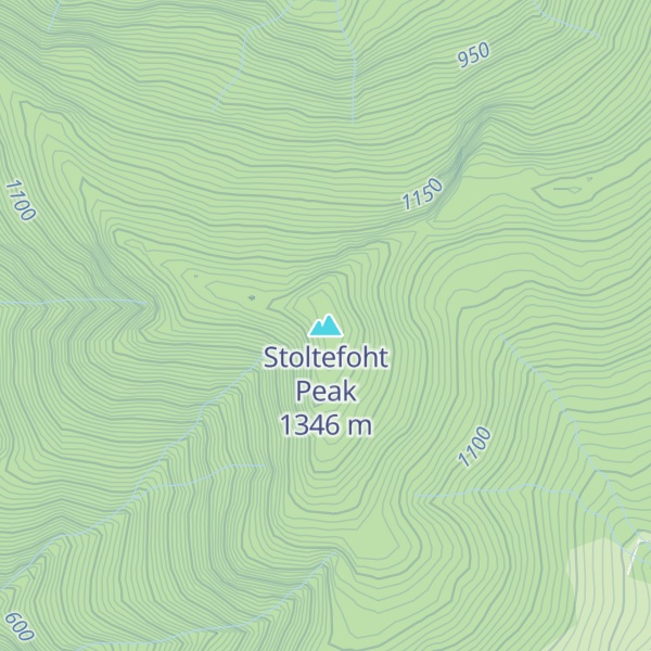 Map of Stoltefoht Peak