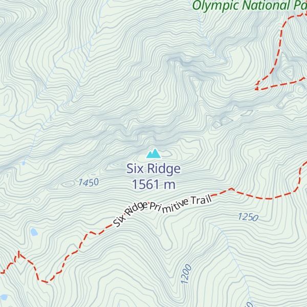 Map of Six Ridge