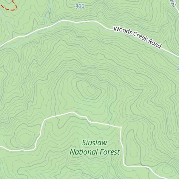 Map of Pioneer Butte