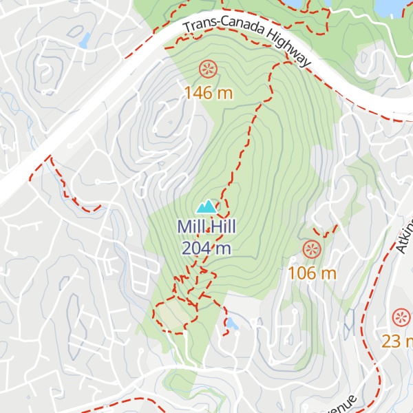 Map of Mill Hill