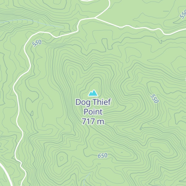 Map of Dog Thief Point