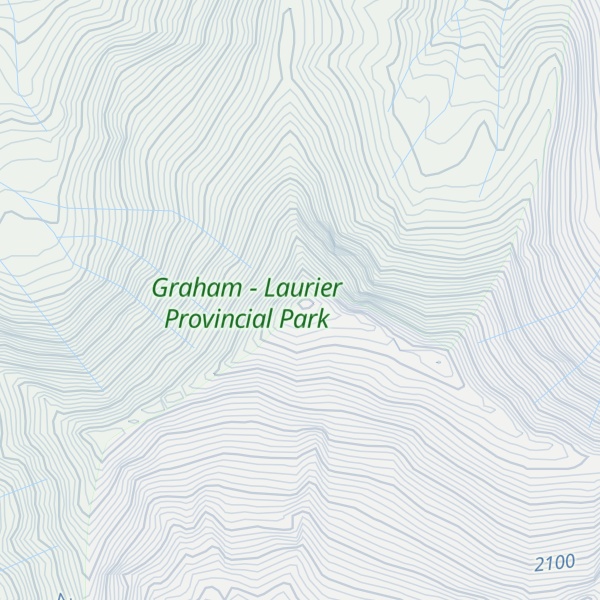 Map of Mount Laurier