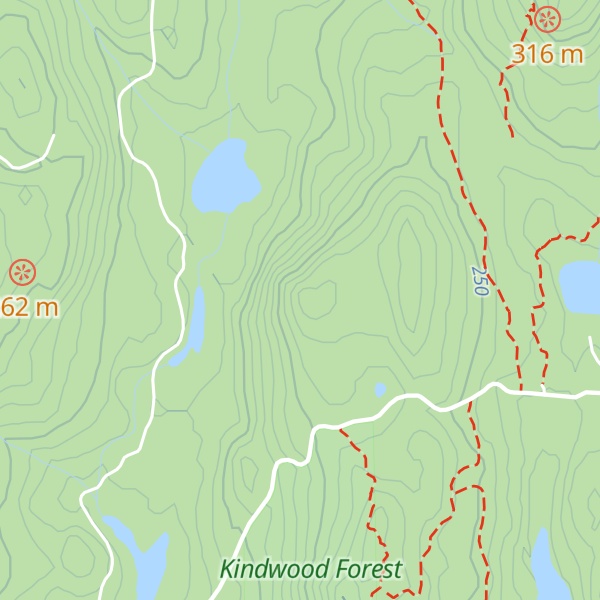 Map of Gowlland Range