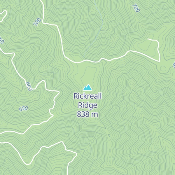 Map of Rickreall Ridge