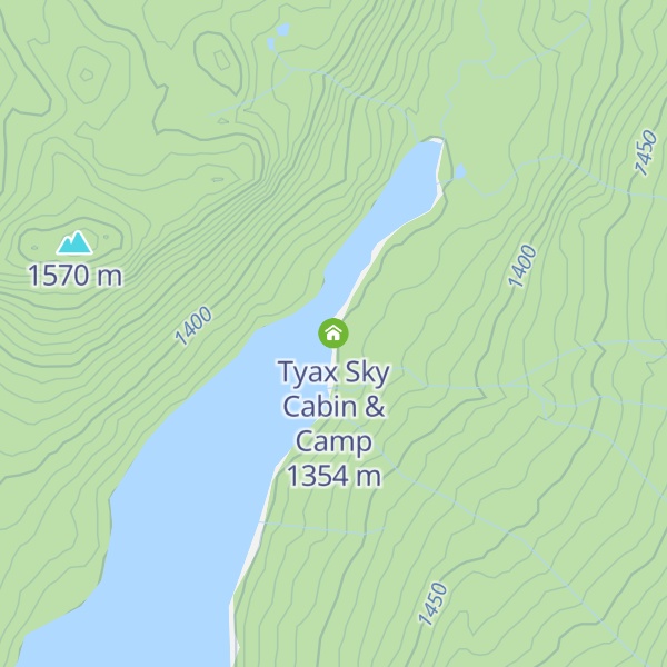 Map of Tyax Sky Cabin & Camp