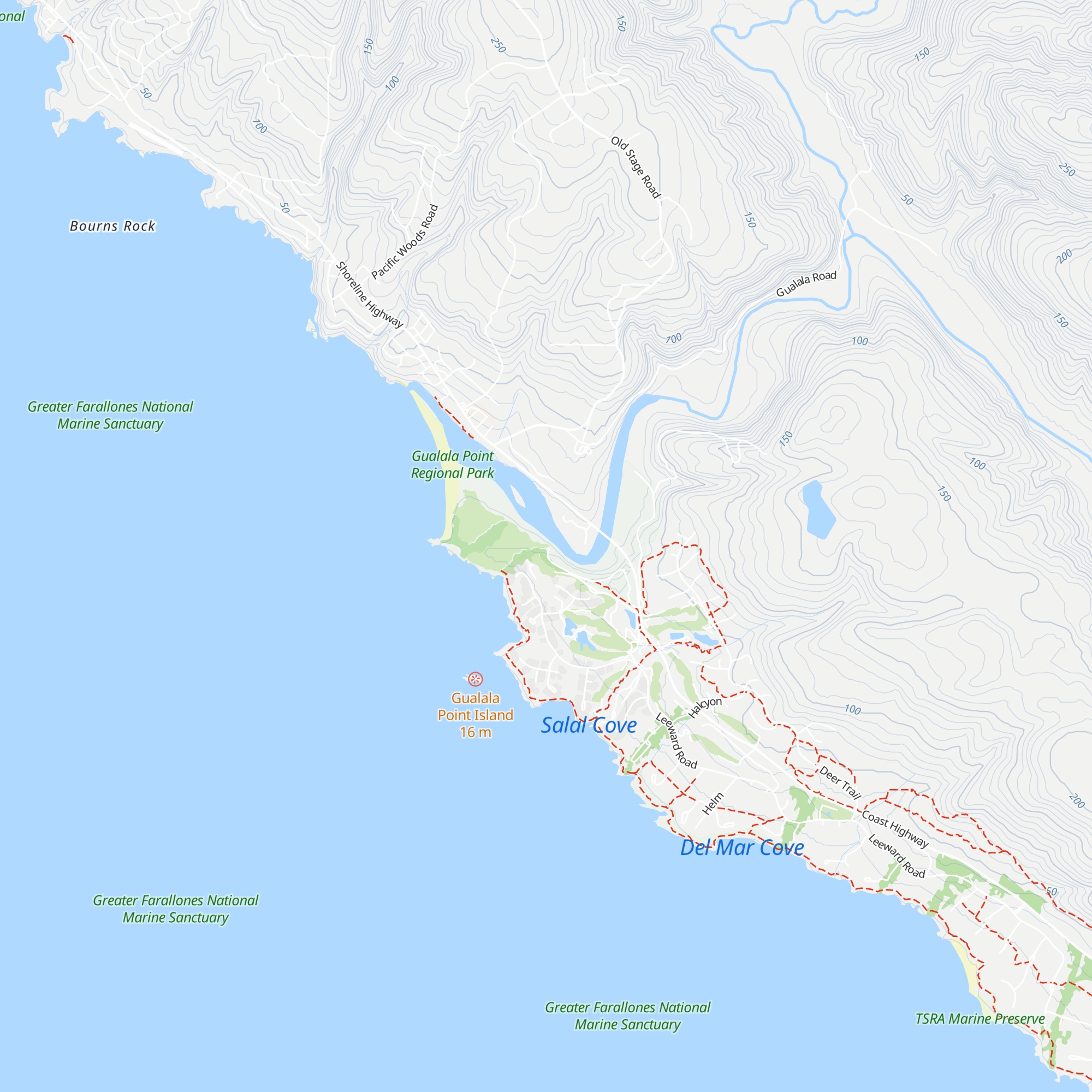 Gualala Point Regional Park Visitors Center map