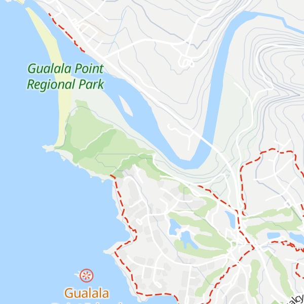 Map of Gualala Point Regional Park Visitors Center