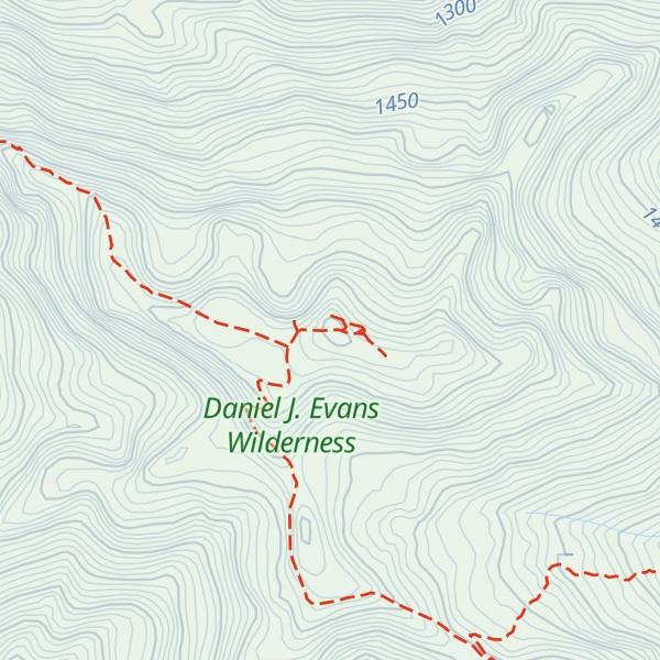 Map of Hurricane Hill