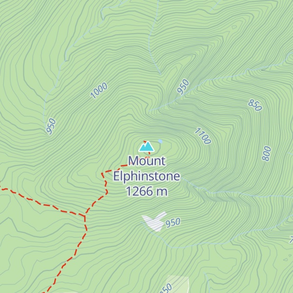 Map of Mount Elphinstone