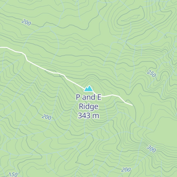Map of P and E Ridge