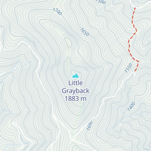 Map of Little Grayback